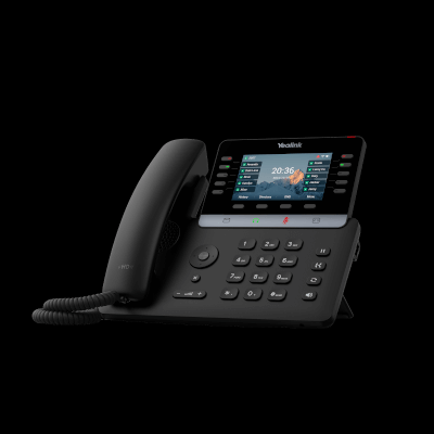 Téléphone IP Yealink T4x — écran couleur et touches programmables